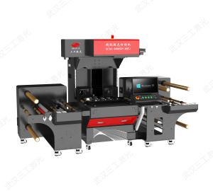 全自動卷料刻字膜超級激光打標機